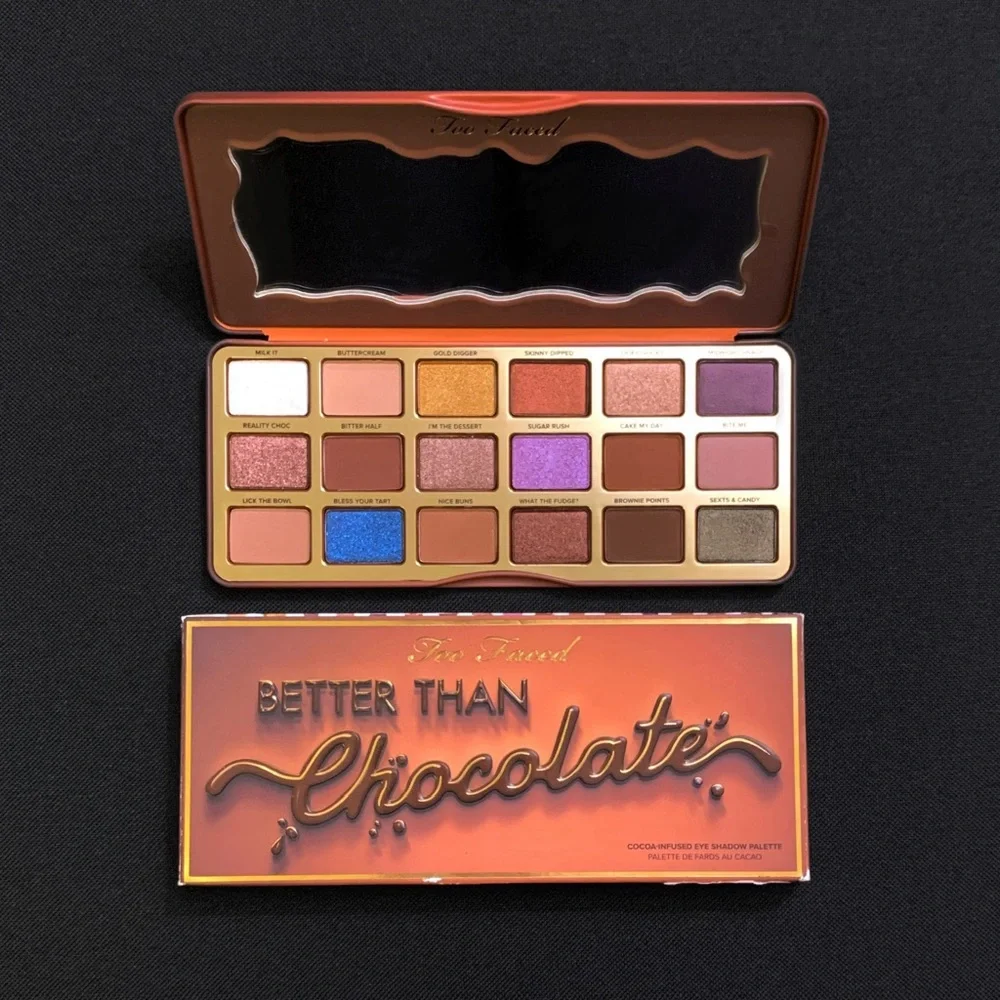 TOO FACED Better Than Chocolate Matte & Metallic 18 Shade Eyeshadow Palette